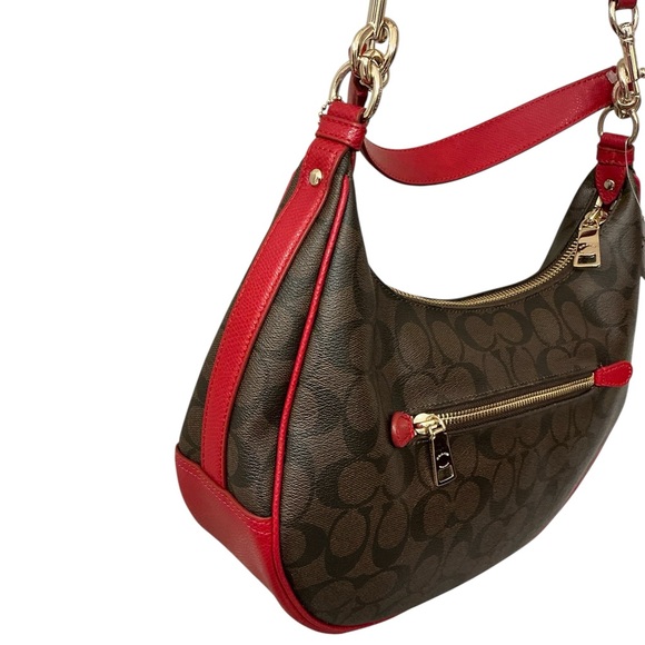 NWT Coach Harley East West Hobo in Signature Coated Canvas - Picture 4 of 10